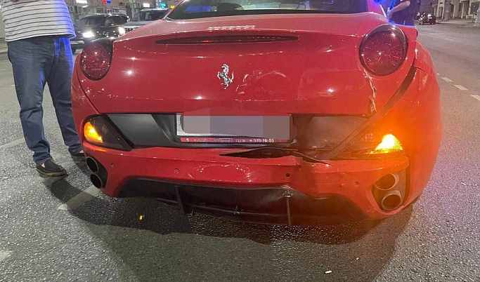 ДТП с Ferrari в Твери попало на видео