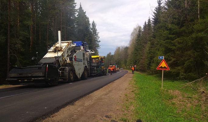 Более 20 км автодороги Осташков – Селижарово – Ржев отремонтируют в 2021 году по нацпроекту
