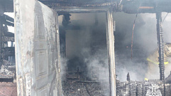 В Заволжском районе Твери дотла сгорела деревянная баня