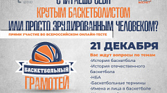 Любителей баскетбола Твери приглашают к участию во всероссийском онлайн-тесте 