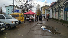 На «рынке» в Ржеве не обрадовались оператору с камерой