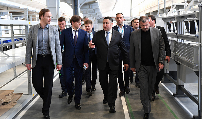 Губернатор Тверской области и руководители АО «Трансмашхолдинг» посетили производственные площадки региона