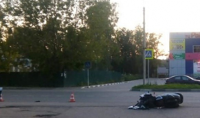 В Конаково «Ниссан» сбил мотоциклиста