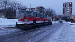 В Тверь привезли троллейбус-памятник электротранспорту