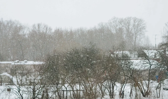 На некоторые районы Тверской области надвигается снегопад