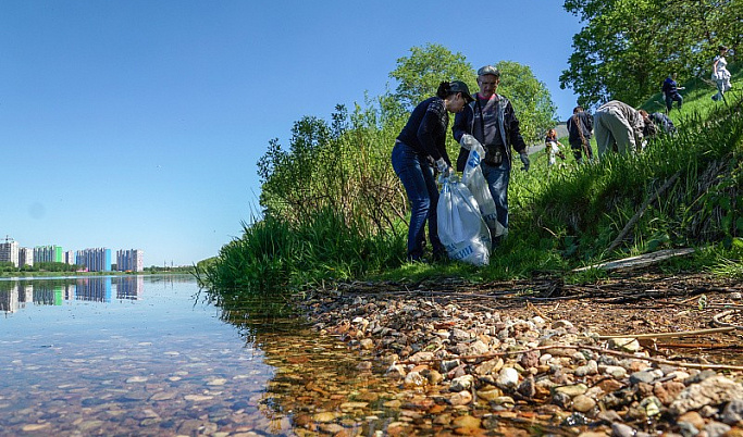 Участники акции «Вода России» очистили в Тверской области более 70 км береговой линии