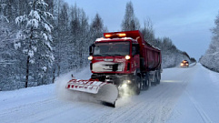 В Тверской области из-за снегопада дорожные службы работают в усиленном режиме