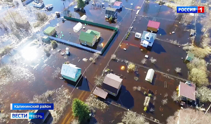 Около 100 участков в Калининском районе оказались в зоне подтопления