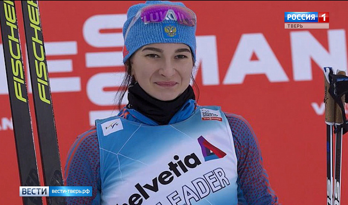 Тверская лыжница Наталья Непряева выиграла юниорский зачет Кубка мира по лыжам