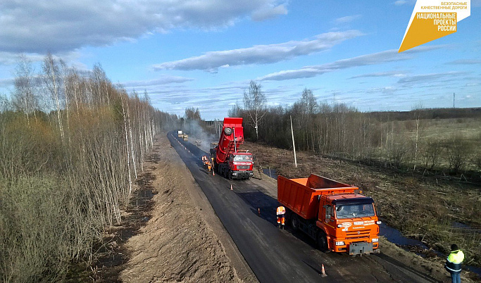 В Тверской области продолжается ремонт региональных дорог