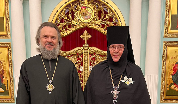 В Тверской области наградили настоятельницу Богородицкого Житенного монастыря орденом РПЦ