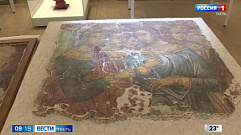 В Тверской государственный объединенный музей после реставрации привезли четыре фрески XVII века