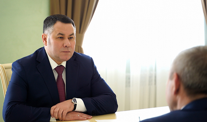 Игорь Руденя и Константин Ильин обсудили газификацию Калязинского района