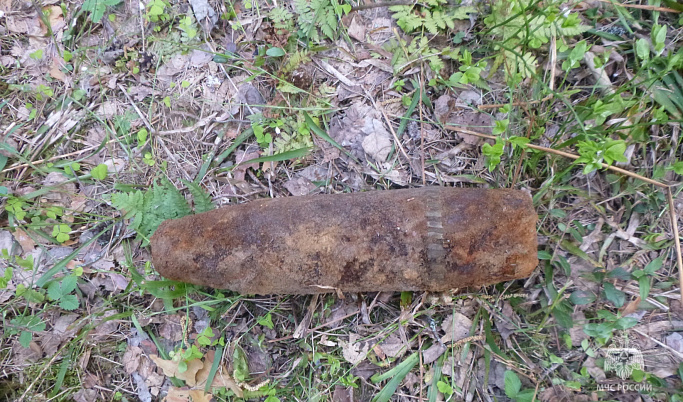 В Калининском районе обнаружили артиллерийский снаряд и ручную гранату