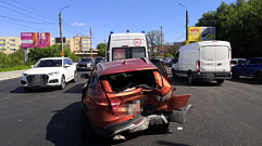 Уставший водитель устроил аварию в Центральном районе Твери