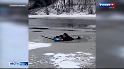 В Твери мужчина вытащил провалившегося в ледяную воду парня, который спасал собаку