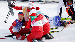 Тверская лыжница Наталья Непряева завоевала золото в эстафетной гонке на зимней Олимпиаде