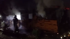 В деревне Вышневолоцкого округа вспыхнул пожар