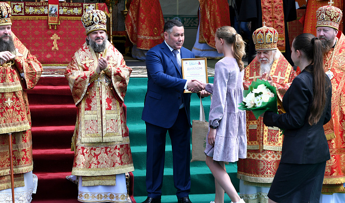 Игорь Руденя принял участие в торжествах в честь 500-летия обретения мощей Макария Калязинского
