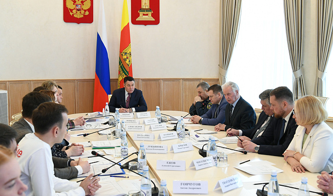 Игорь Руденя провел заседание Координационного совета по взаимодействию с Российским движением детей и молодежи