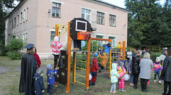 Ещё в одном тверском детском саду появился новый игровой комплекс