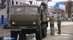 Военные провели дезинфекцию Тверского вагоностроительного завода