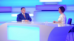 Игорь Руденя ответил на актуальные вопросы жителей региона в прямом эфире телеканала «Россия 24» Тверь