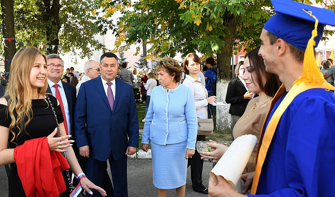 Губернатор Игорь Руденя побывал на празднике первокурсников в ТвГУ