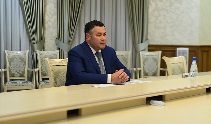 Игорь Руденя встретился с главой Калязинского района Константином Ильиным 