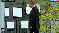 Журналист ВГТРК показал, как записывалось обращение Владимира Путина в Тверской области
