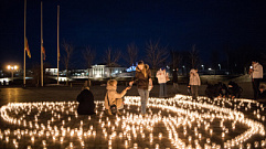 В Твери прошла акция памяти жертв трагедии в «Крокус Сити Холле»