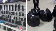 Полицейские Твери изъяли из магазина контрафактную одежду и обувь