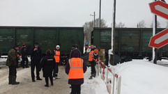 Грузовой поезд протаранил легковушку в Тверской области