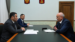 Игорь Руденя встретился с главой Осташковского городского округа Алексеем Титовым