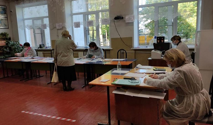 В Тверской области явка избирателей составляет 38%