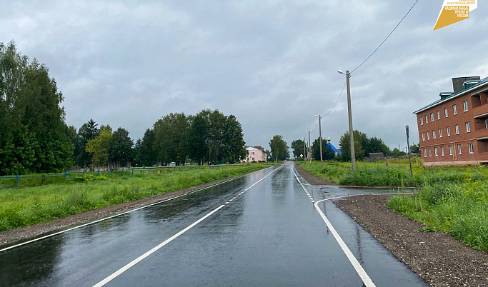 В Тверской области отремонтировали дорогу Ржев–Леонтьево и подъезд к посёлку Победа 