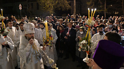 Губернатор Игорь Руденя встретил Пасху в Воскресенском кафедральном соборе Твери