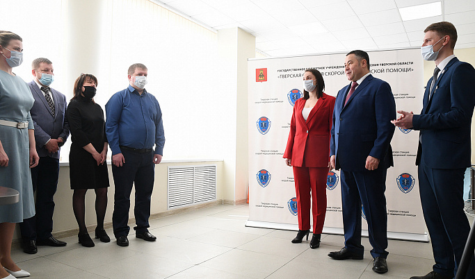 Игорь Руденя посетил Единый диспетчерский центр скорой помощи