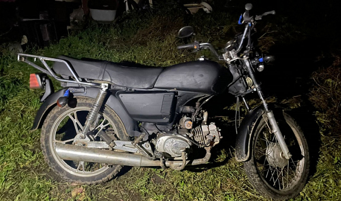 В Тверской области у женщины угнали мотоцикл за 20 тысяч рублей