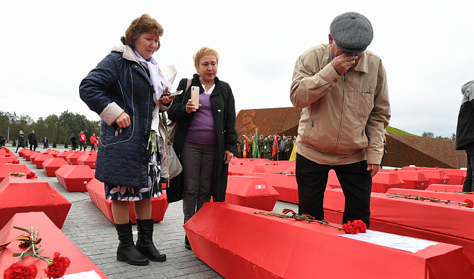 На Ржевском мемориале состоялось закрытие международной поисковой экспедиции