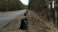 Жительница Тверской области собрала 20 мешков мусора с одной обочины 