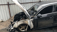 На Красина в Твери ночью сгорел автомобиль