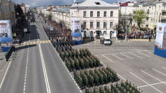 В День Победы в Твери состоялось торжественное прохождение войск Тверского территориального гарнизона 