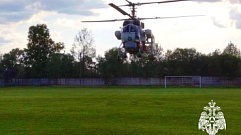 Ребёнка из Оленинской ЦРБ экстренно доставили в Тверь на вертолёте санавиации
