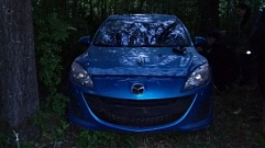 В Тверской области угонщики пытались спрятать автомобиль в лесу