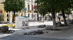 Второй этап благоустройства улицы Трёхсвятской в Твери завершится к середине лета