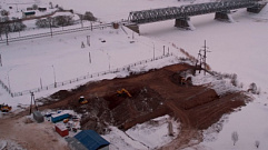Очевидец опубликовал кадры начала строительства Западного моста в Твери