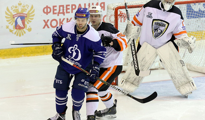 Домашняя игра принесла победу тверской хоккейной команде «Динамо»