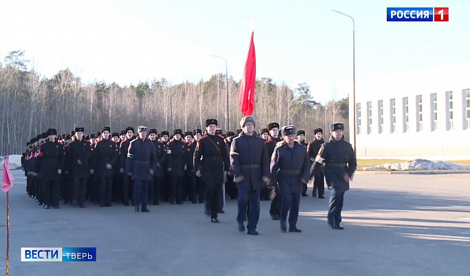 Тверские суворовцы готовятся к Параду Победы на Красной площади