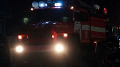 Ночью в Тверской области сгорел строящийся жилой дом